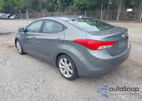 2013 Hyundai Elantra Limited from USA, damaged, VIN 5NPDH4AE1DH228786